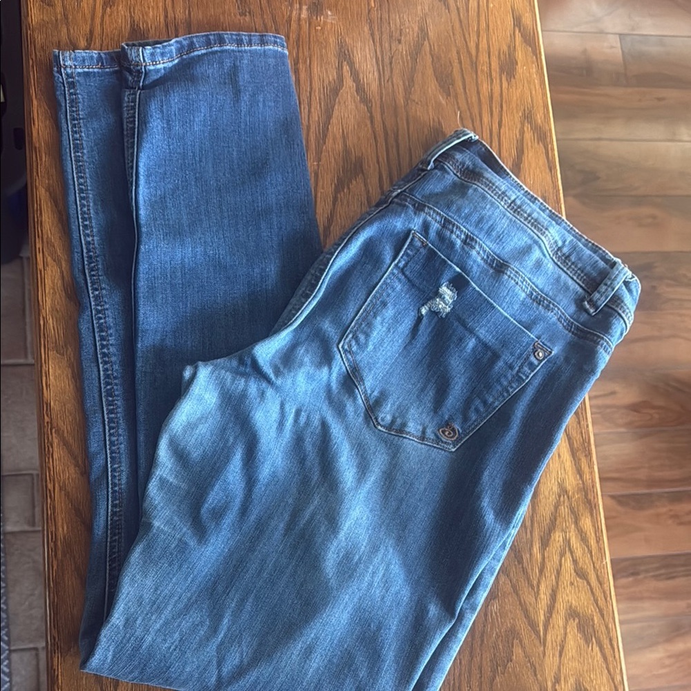 Indigo Rein Blue Straight Leg Jeans